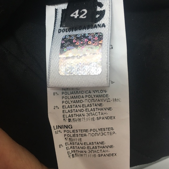 NWT DOLCE & GABBANA Black White Plaid Tartan Dress - Picture 4 of 9